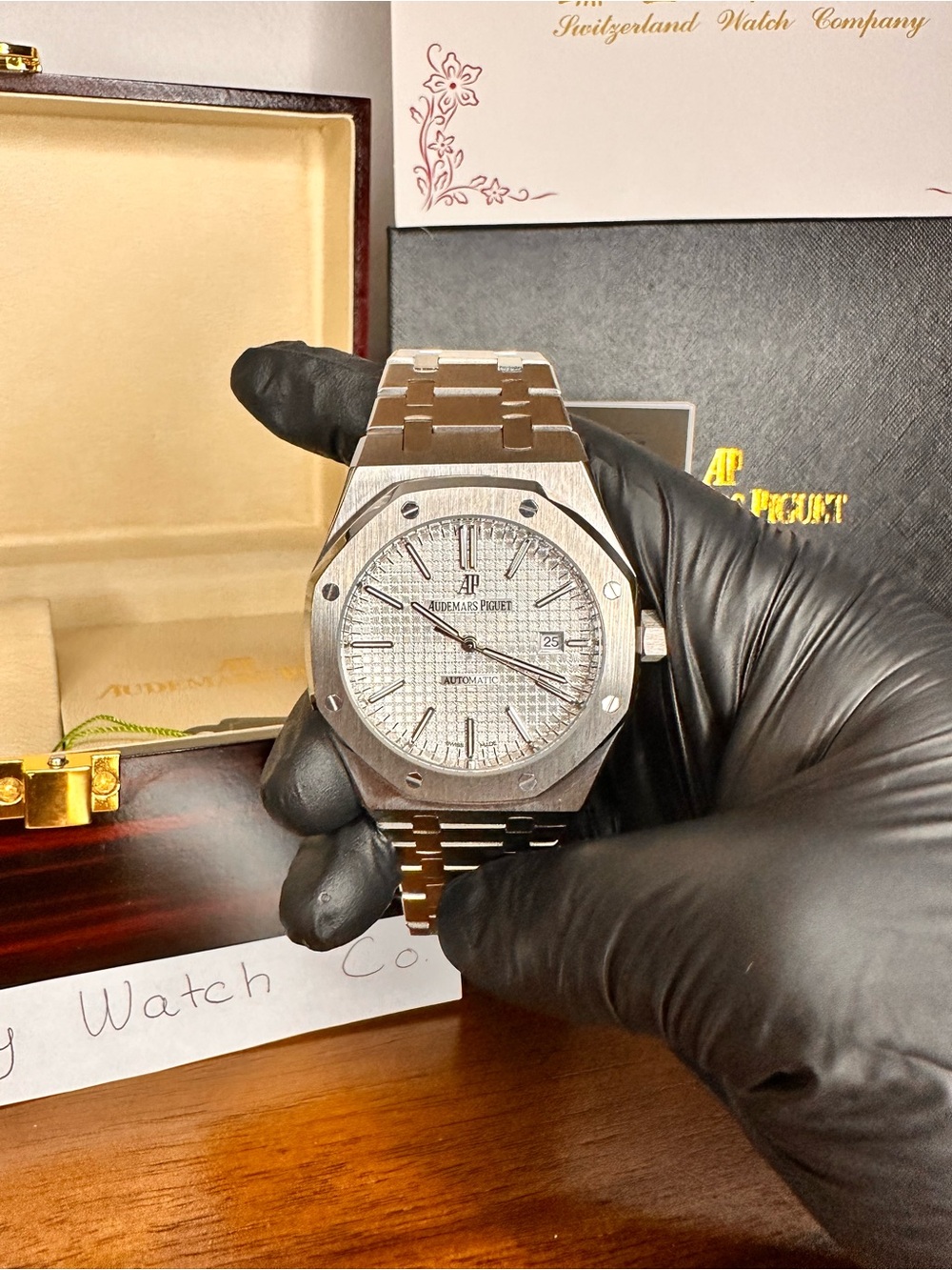Audemars Piguet Silver-Tone Royal Oak Watch